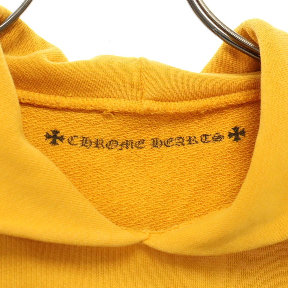 CHROME HEARTS(クロムハーツ) SWTSHRT PLVR アームロゴ スウェットプルオーバーパーカー マスタード