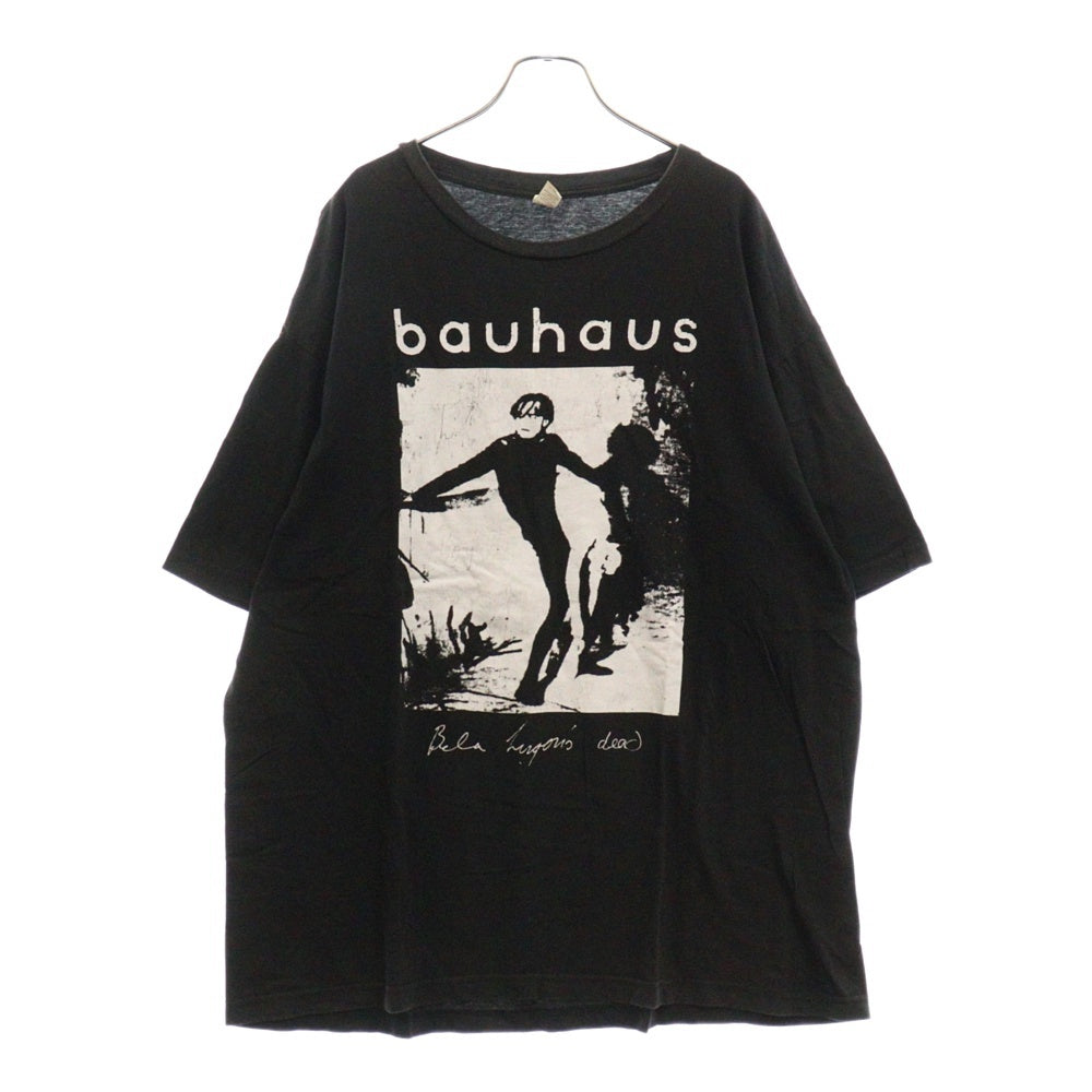 VINTAGE(ヴィンテージ) BAUHAUS Bela Lugosi's Dead バンド プリント 半袖Tシャツ ブラック