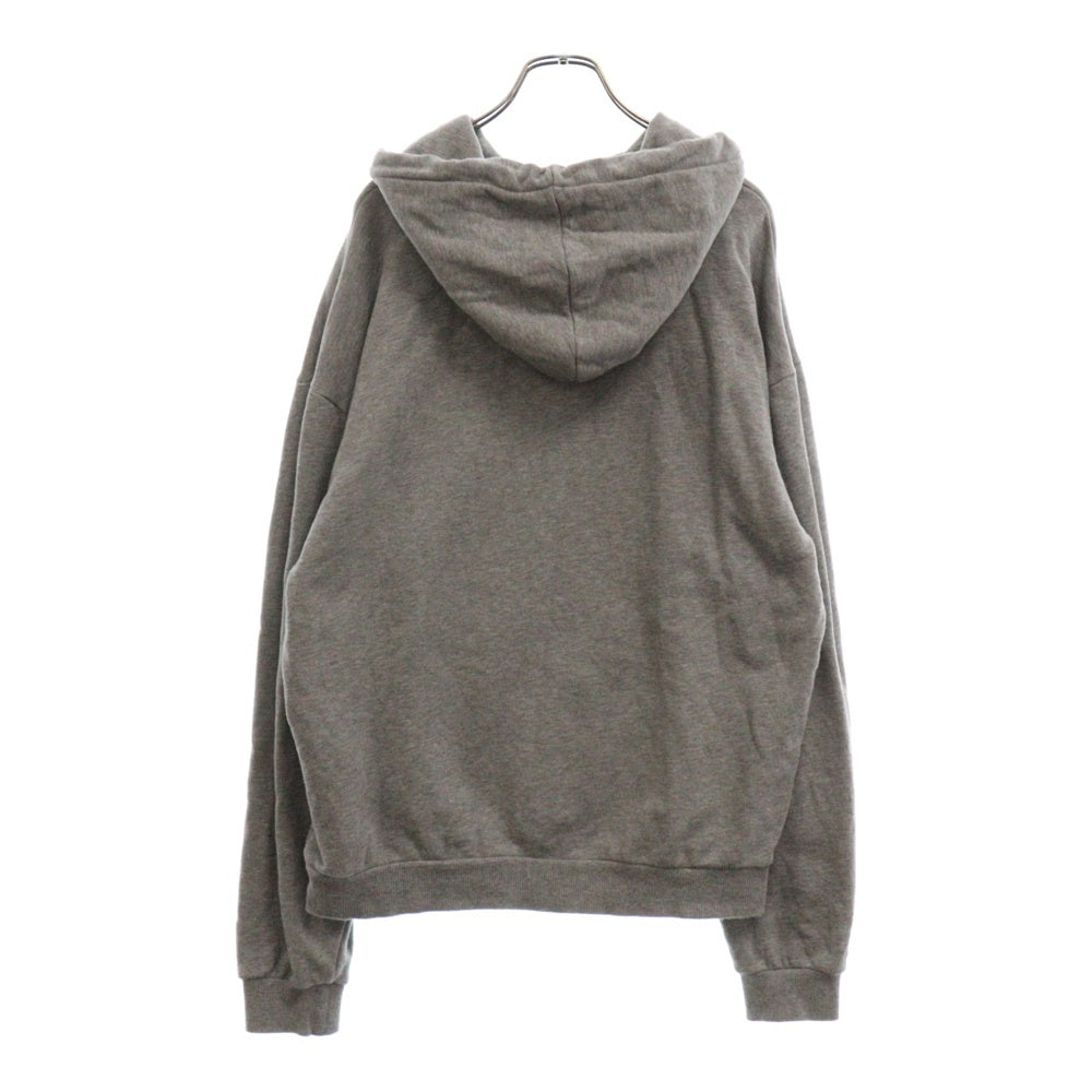 CELINE(セリーヌ) 23AW ロゴプリントルーズ プルオーバーパーカー グレー 2Y65D670Q