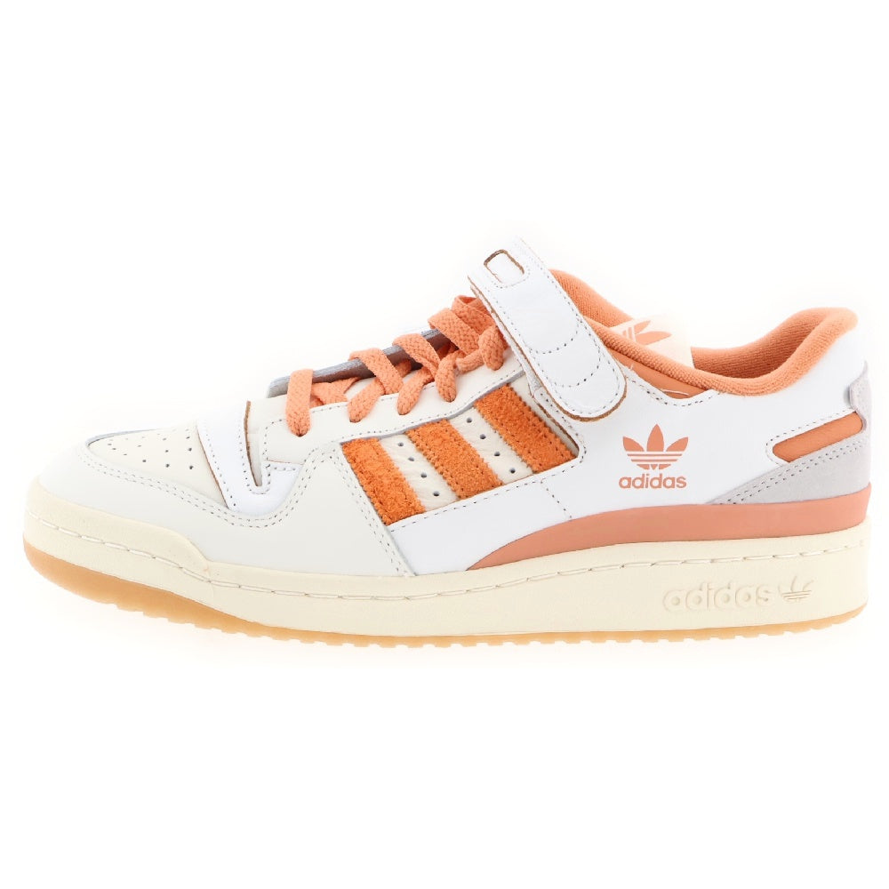 adidas(アディダス) FORUM LOW PREMIUM フォーラム プレミアム ローカットスニーカー ホワイト/オレンジ US10.5/28.5cm G57966