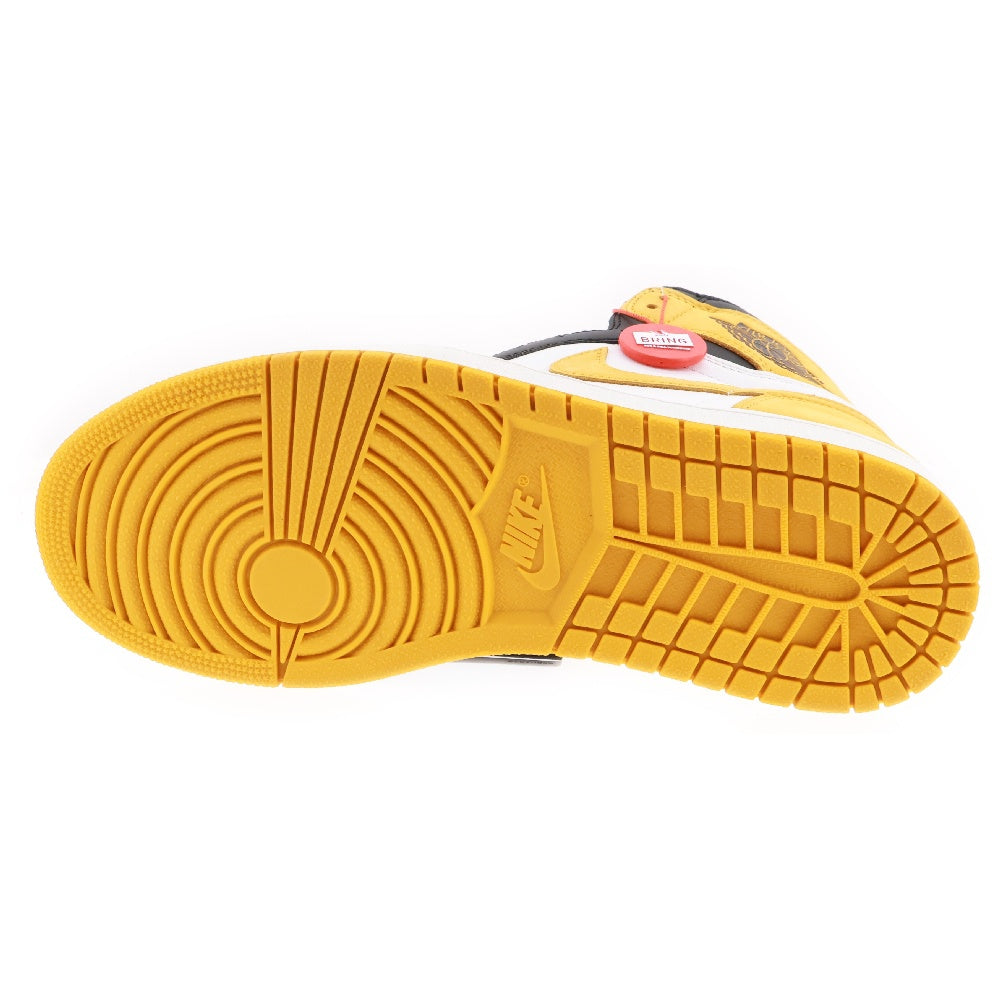 NIKE(ナイキ) AIR JORDAN 1 RETRO HIGH OG YELLOW OCHRE エアジョーダン1 イエローオークル ハイカットスニーカー ホワイト/イエロー US9/27cm 555088-109