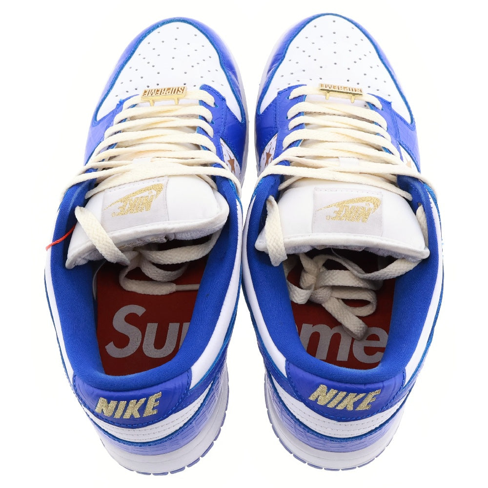 NIKE SB(ナイキエスビー) ×SUPREME DUNK LOW OG シュプリーム ダンク ローカットスニーカー ブルー DH3228-100 US9.5/27.5cm