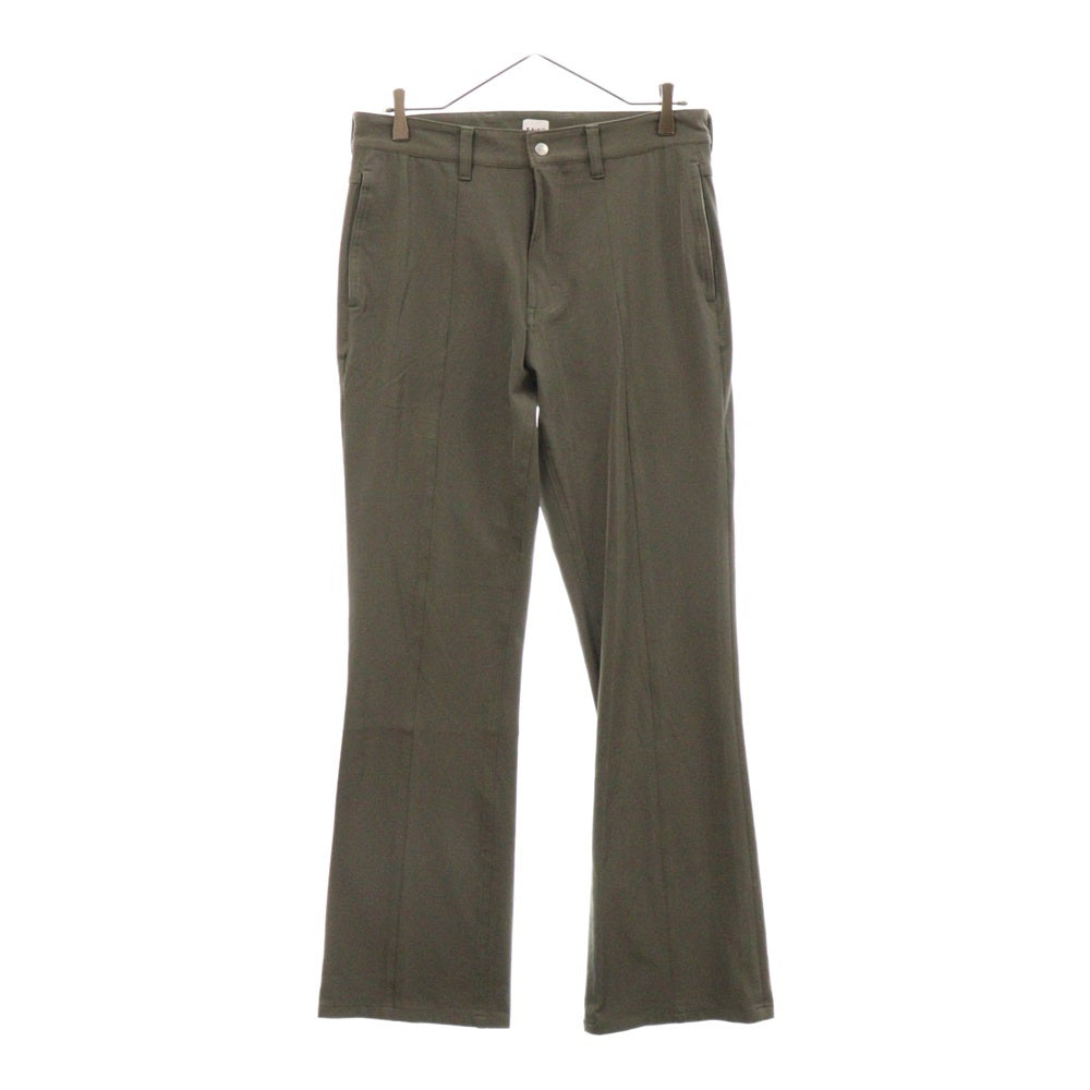 KAIKO(カイコー) THE FLARE LYCRA PANTS ナイロン フレア パンツ カーキ KAIKO-20-052-L