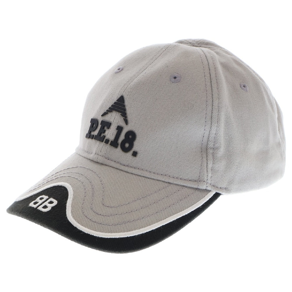 BALENCIAGA(バレンシアガ) P E18 CAP コットンキャップ グレー/ブラック 506243