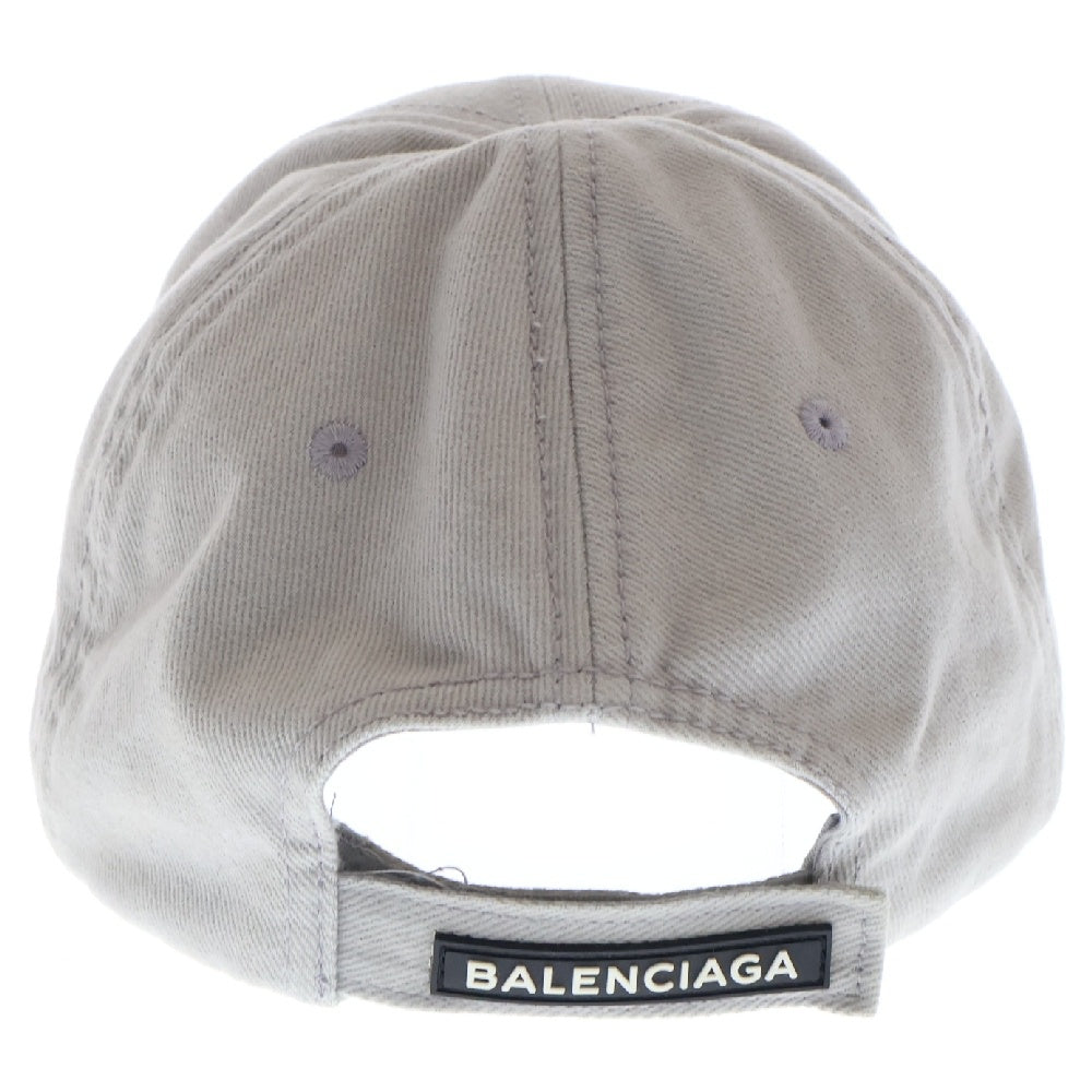 BALENCIAGA(バレンシアガ) P E18 CAP コットンキャップ グレー/ブラック 506243