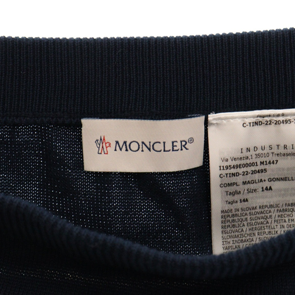 MONCLER(モンクレール) Border Skirt ボーダー スカート レディース キッズ ネイビー I19549E00001