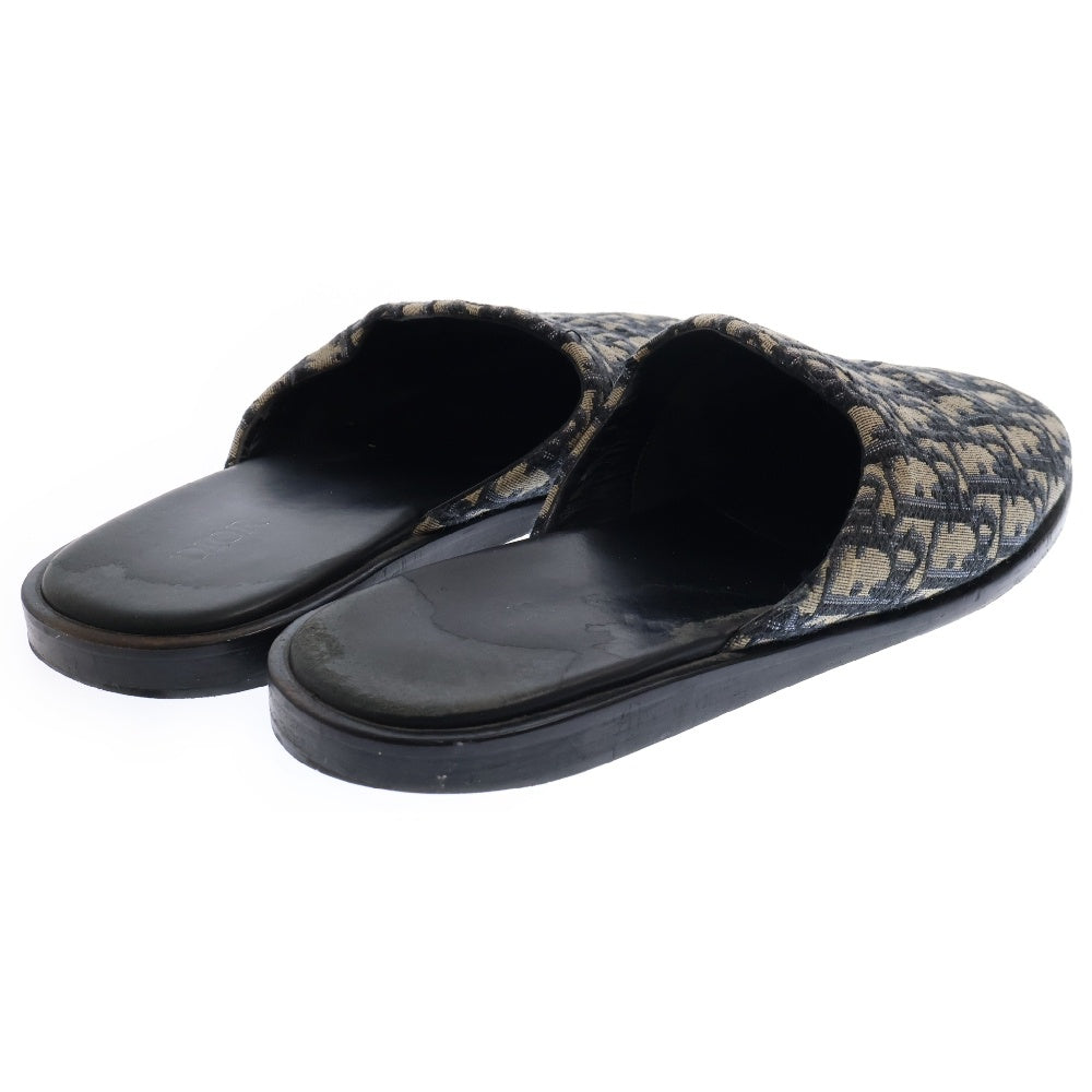 DIOR(ディオール) オブリークジャガード フラットサンダル ミュール スリッパ グレー/ブラック 3SA097ZJU96142