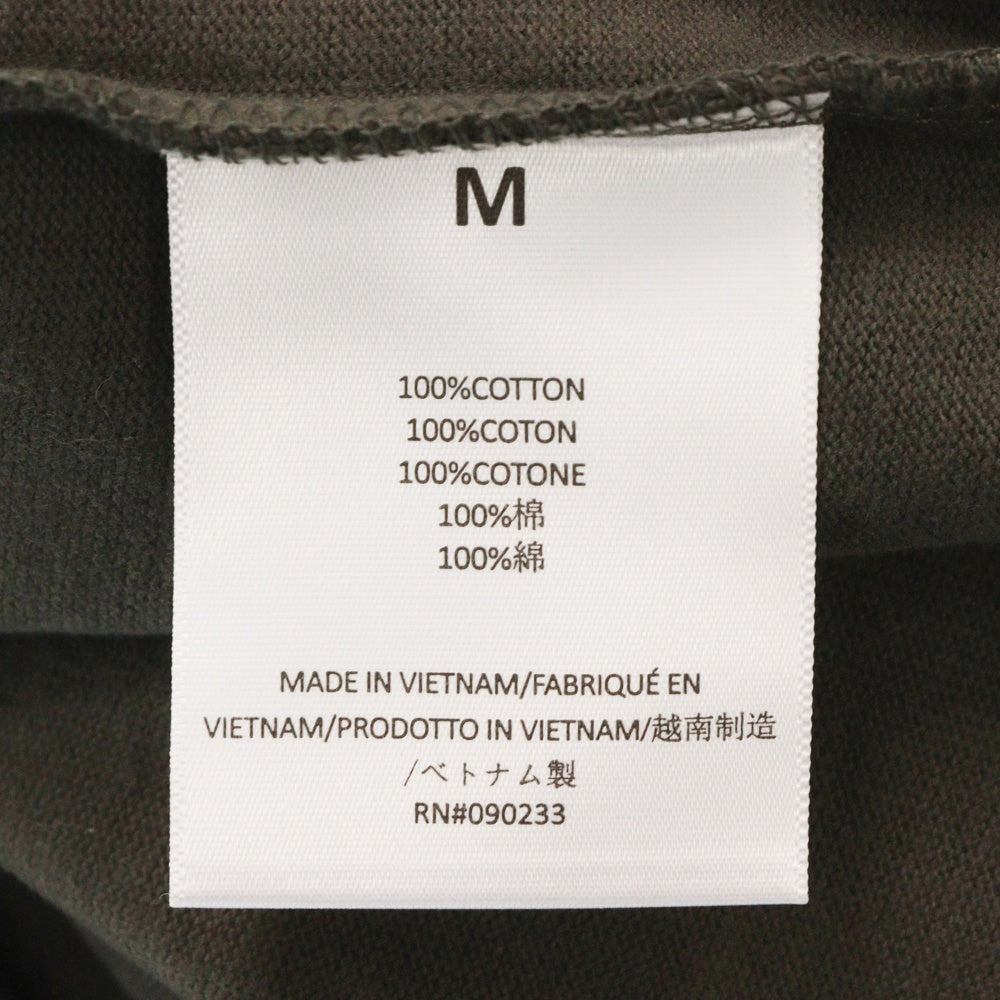 FOG Essentials(エフオージー エッセンシャルズ) Rubber Logo L/S Tee ラバーロゴ 長袖Tシャツ ロンT チャコールグレー