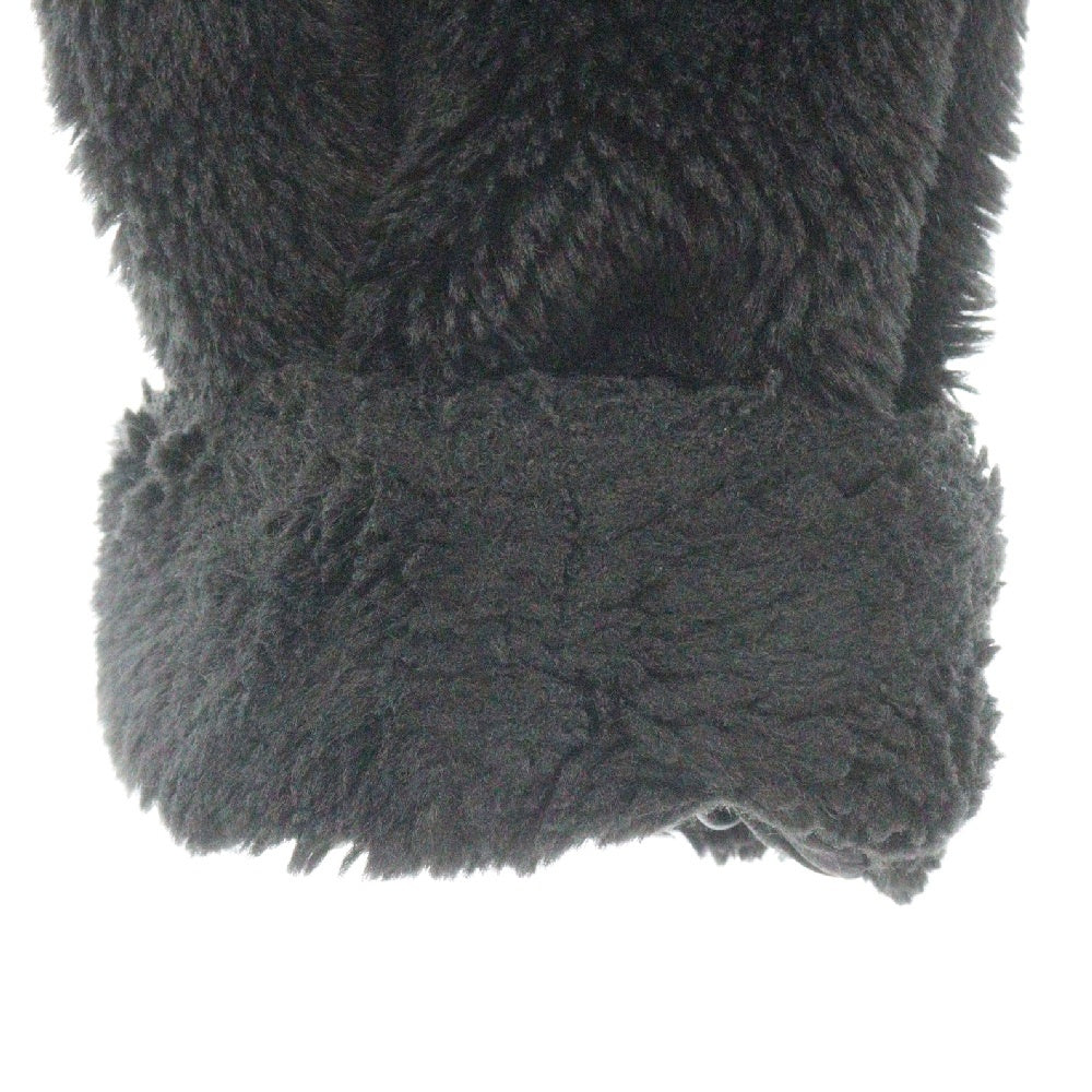 SAINT LAURENT PARIS(サンローランパリ) 23AW ANIMAL FREE FUR SHORT DENIM JACKET フェイクファーショートジャケット ブラック 713737 Y4F86