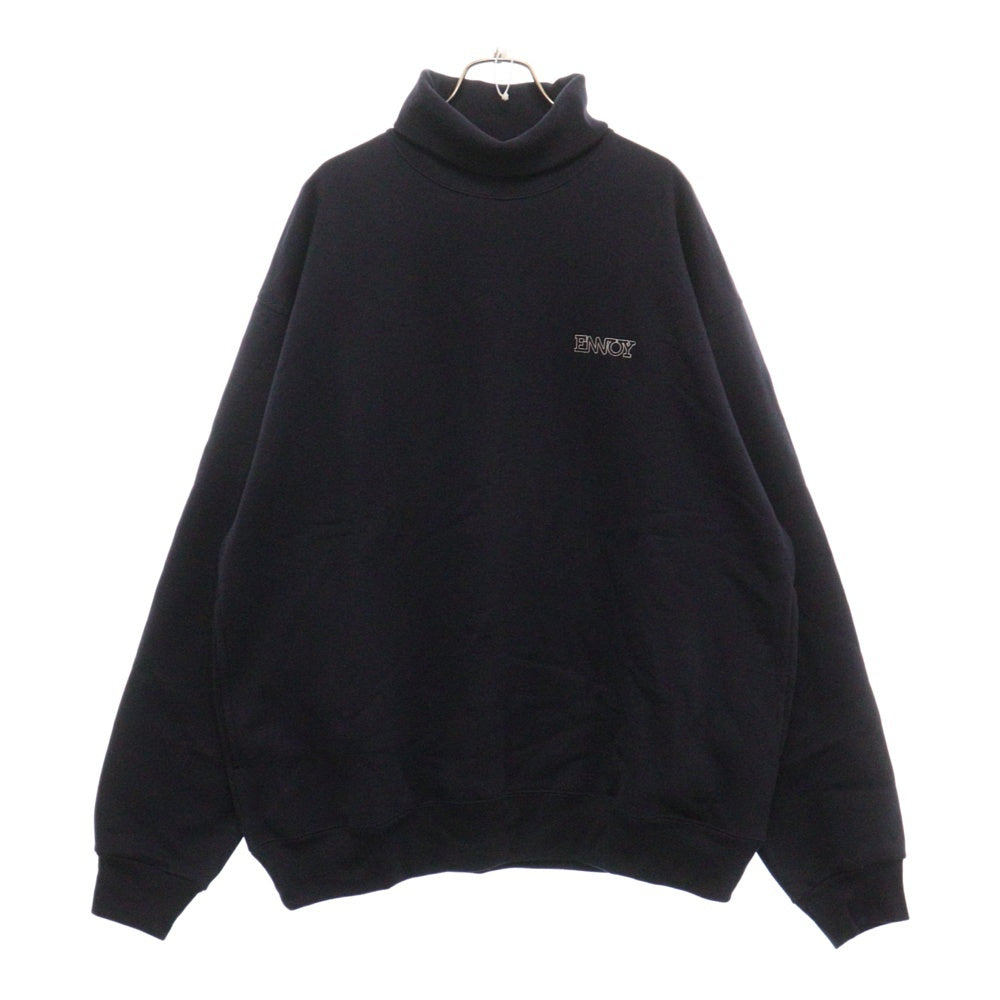 ENNOY(エンノイ) 24AW エレクトリック ロゴ タートルネック トレーナー ロングパンツ セットアップ  AW24BRENCT05NTL/AW24BRENPT07NTL
