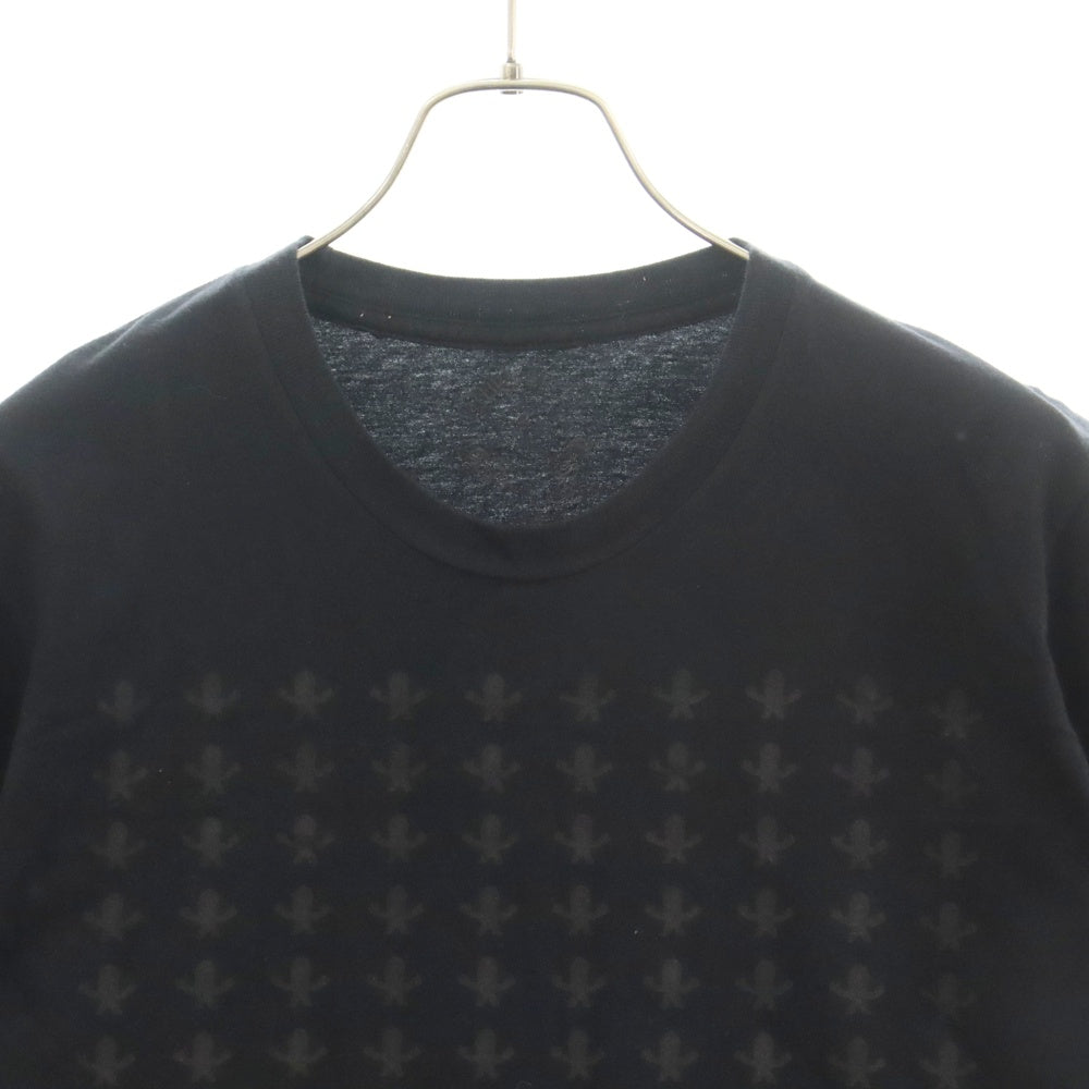 CHROME HEARTS(クロムハーツ) FOTI S/S TEE フォティ フロント ロゴプリント クルーネック 半袖Tシャツ カットソー ブラック