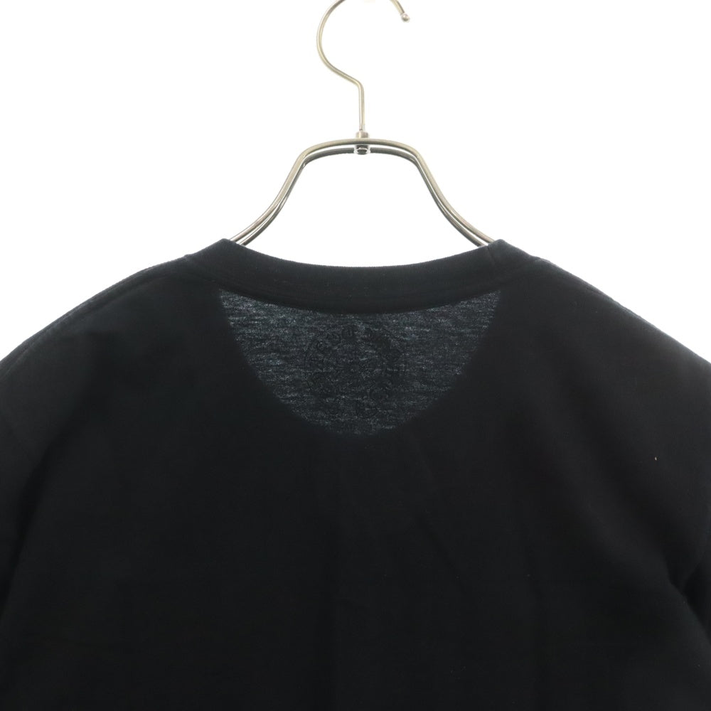 CHROME HEARTS(クロムハーツ) FOTI S/S TEE フォティ フロント ロゴプリント クルーネック 半袖Tシャツ カットソー ブラック