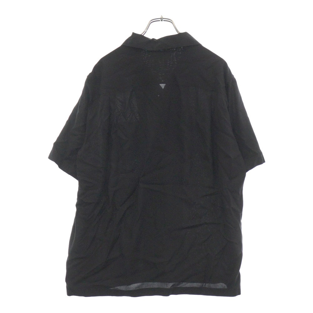 CELINE(セリーヌ) 23SS Embroidered Hawaiian Shirt in Viscose レーヨン エンブロイダリー ハワイアン 半袖シャツ ブラック 2C947852C
