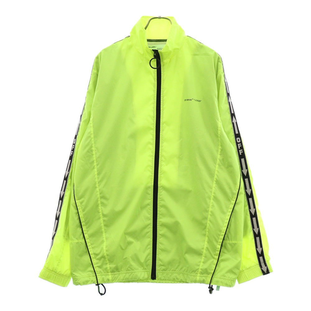 OFF-WHITE(オフホワイト) 19SS Nylon Tracktop ナイロン トラックトップ ジップアップ ジャケット ネオンイエロー OMBD010S19D16001