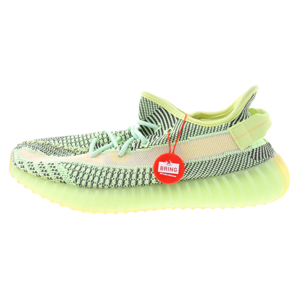 adidas(アディダス) YEEZY BOOST 350 V2 YEEZREEL イージーブースト イーズリール ローカットスニーカー イエロー/グリーン US9.5/27.5cm FW5191