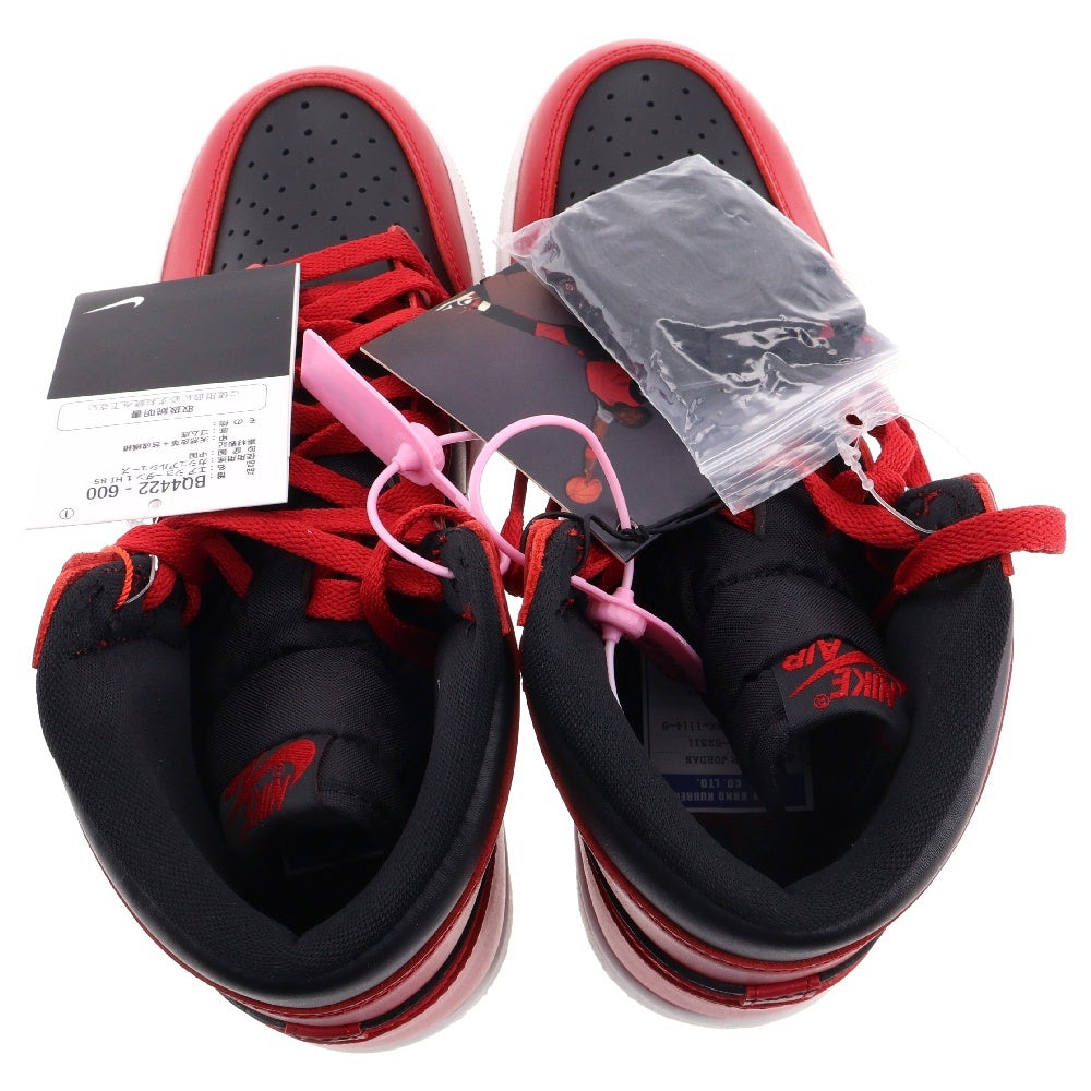 NIKE(ナイキ) AIR JORDAN 1 HI 85 VARSITY RED エアジョーダン1 バーシティレッド ハイカットスニーカー ブラック/レッド BQ4422-600 US7/25cm