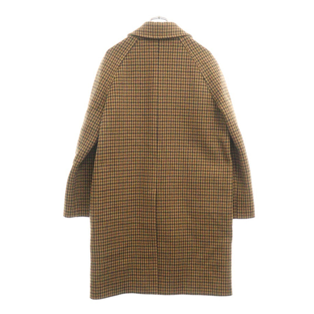 CELINE(セリーヌ) 21AW エディ期 千鳥格子 ウール チェスターコート ブラウン 2M279673K