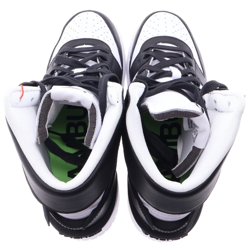 NIKE(ナイキ) ×AMBUSH DUNK HIGH CU7544-001 アンブッシュ ダンク ハイカットスニーカー シューズ ブラック/ホワイト US9.5/27.5cm