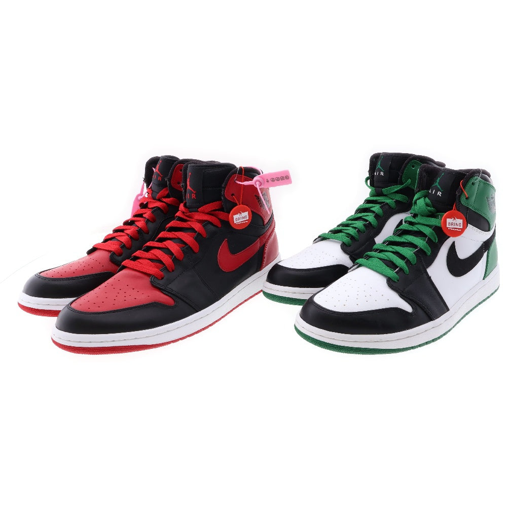 NIKE(ナイキ) AIR JORDAN 1 エアジョーダン1 DMP ハイカットスニーカー ブラック/レッド グリーン/ホワイト 371381-991 US12/30cm