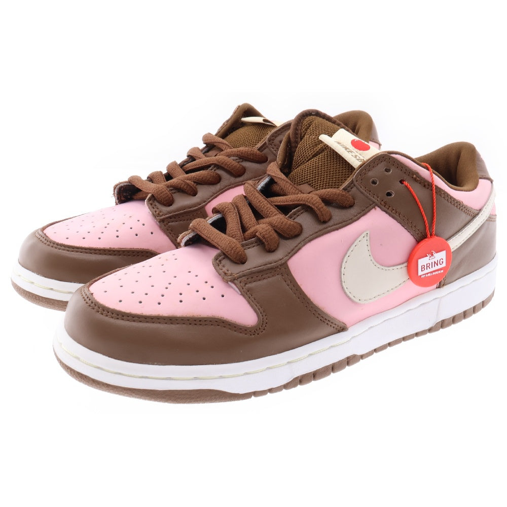 NIKE(ナイキ) 【観賞用 2005年製】 × STUSSY DUNK LOW PRO CHERRY ステューシー ダンク ロー プロ チェリー ローカットスニーカー ピンク/ブラウン US9/27cm 304292-671
