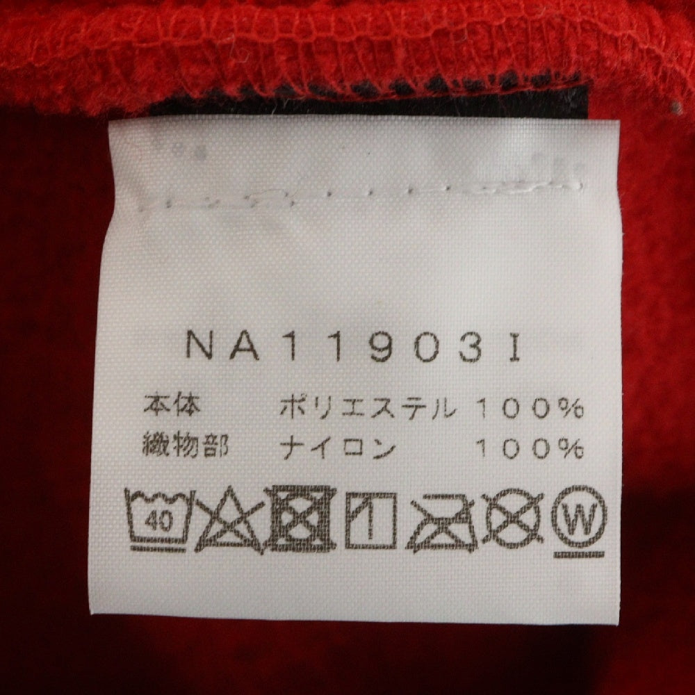 SUPREME(シュプリーム) 19SS ×THE NORTH FACE Arc Logo Denali Fleece Jacket ザノースフェイス アーチロゴ デナリ フリース ジャケット レッド/ブラック NA11903I