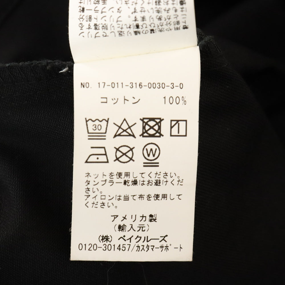 VLONE(ヴィーロン) Jail Jacket ジェイル ジャケット スイングトップ ブラック 17-011-316-0030-3-0