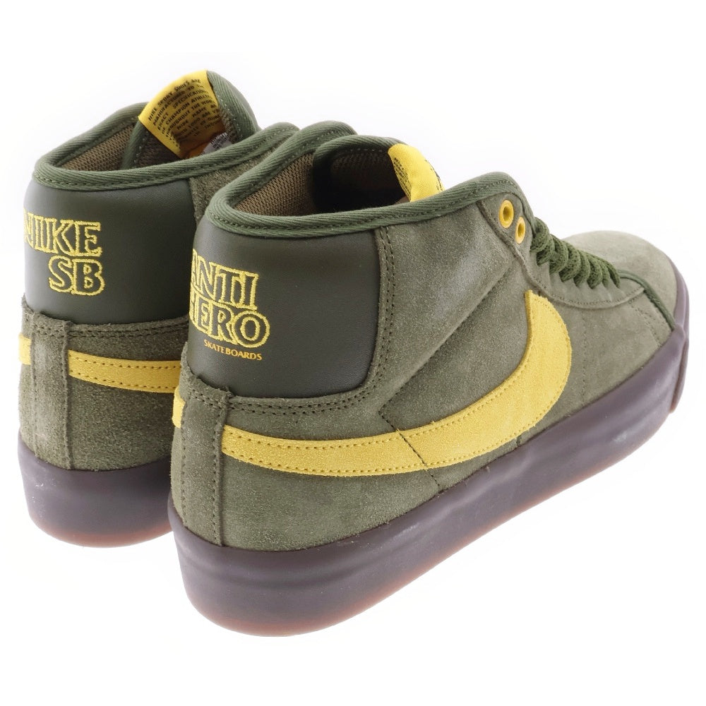 NIKE SB(ナイキエスビー) ×ANTIHERO ZOOM BLAZER MID QS アンタイヒーロー ズーム ブレザー ミッドカットスニーカー カーキ US11/29cm HM5838-300
