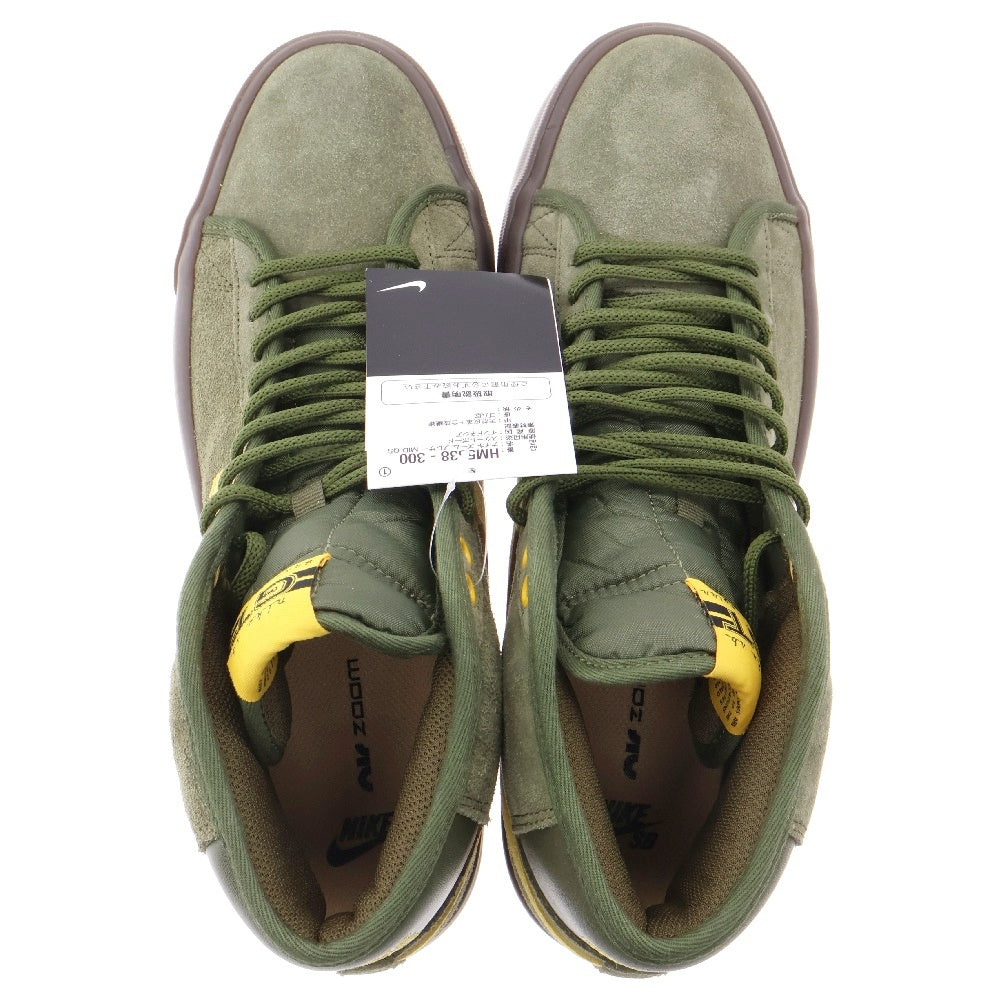 NIKE SB(ナイキエスビー) ×ANTIHERO ZOOM BLAZER MID QS アンタイヒーロー ズーム ブレザー ミッドカットスニーカー カーキ US11/29cm HM5838-300