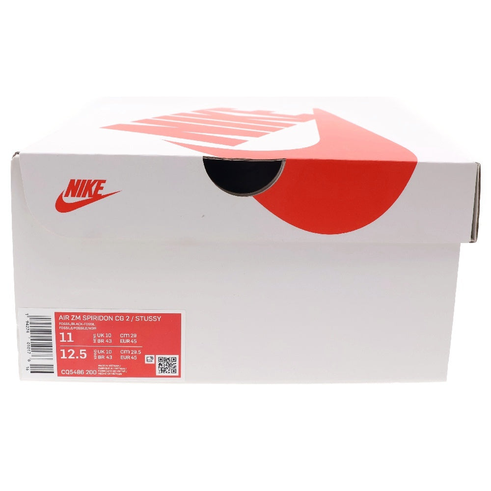 NIKE(ナイキ) ×STUSSY AIR ZOOM SPIRIDON CG 2 Fossil ステューシー エア ズーム スピリドン フォッシル ローカットスニーカー アイボリー US11/29cm CQ5486-200