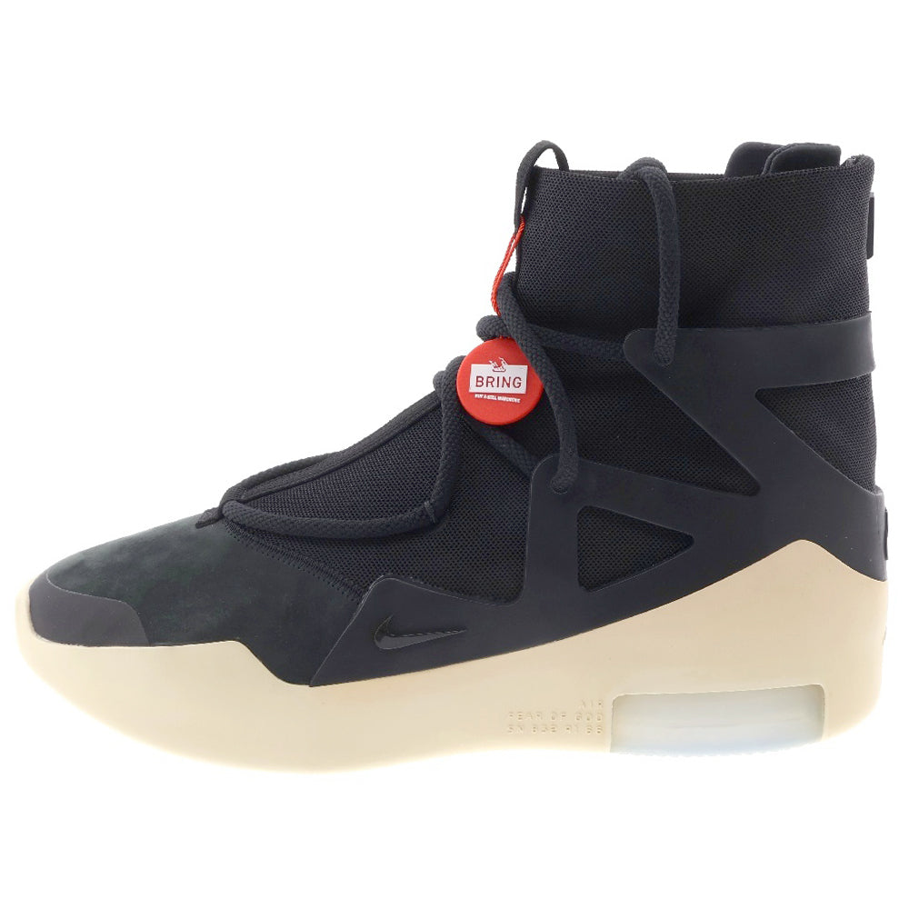 NIKE(ナイキ) ×FEAR OF GOD AIR FEAR OF GOD エアフィアオブゴッド ハイカットスニーカー ブラック/ベージュ US10.5/28.5cm AR4237-001