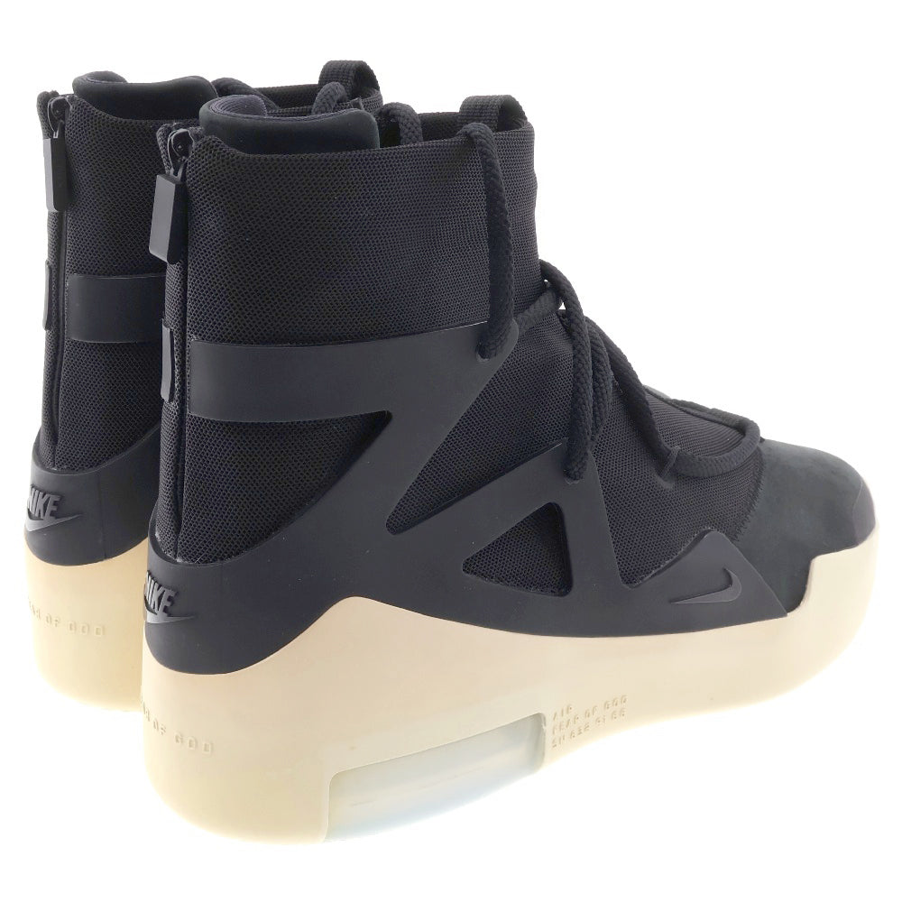 NIKE(ナイキ) ×FEAR OF GOD AIR FEAR OF GOD エアフィアオブゴッド ハイカットスニーカー ブラック/ベージュ US10.5/28.5cm AR4237-001
