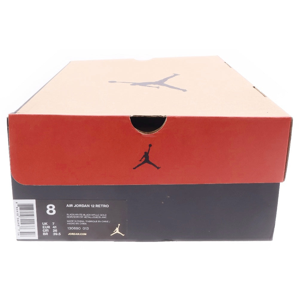 NIKE(ナイキ) 【観賞用 2015年製】 AIR JORDAN 12 RETRO THE MASTER エアジョーダン レトロ マスター ハイカットスニーカー ブラック US8/26cm 130690-013