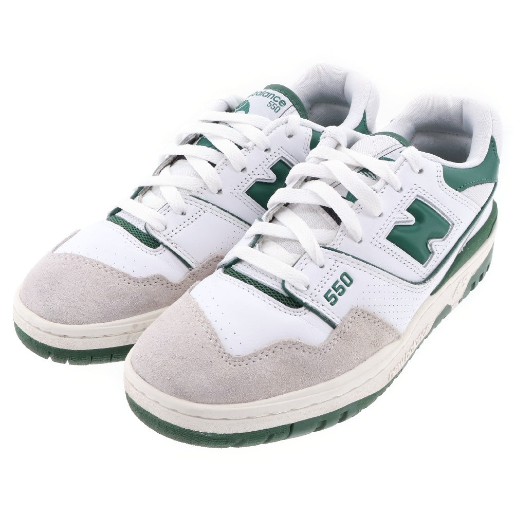 New Balance(ニューバランス) BB550WT1 ローカットスニーカー グリーン/ホワイト US7.5/25.5cm