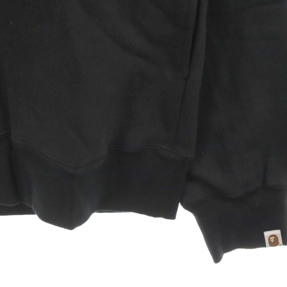 A BATHING APE(アベイシングエイプ) PUSHA-T Pullover Parka プッシャー スウェット プルオーバーパーカー ブラック 002PPF731918X