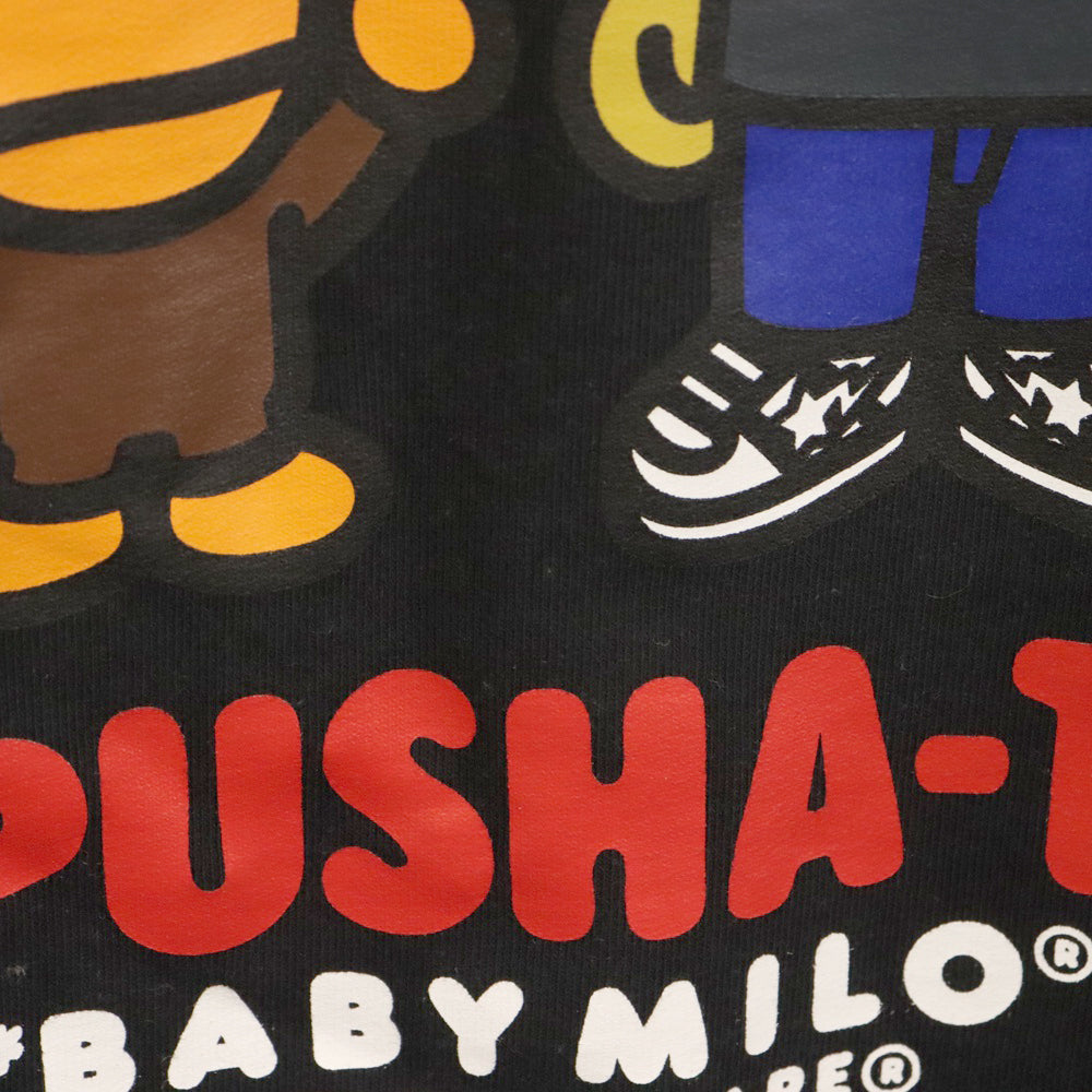 A BATHING APE(アベイシングエイプ) PUSHA-T Pullover Parka プッシャー スウェット プルオーバーパーカー ブラック 002PPF731918X