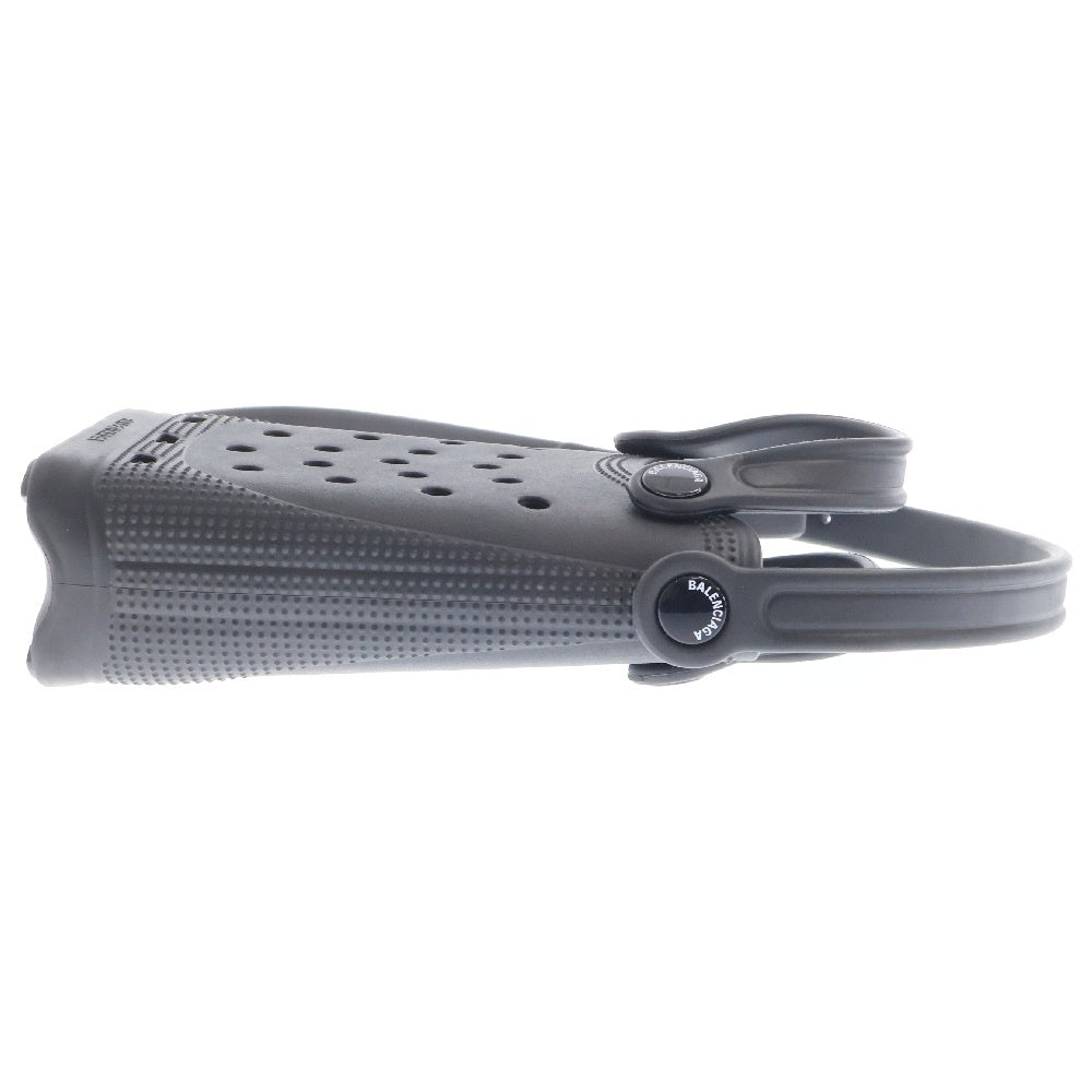 BALENCIAGA(バレンシアガ) 22SS ×crocs phone holder クロックス フォン ホルダー ラバー ショルダーバッグ ブラック 702264
