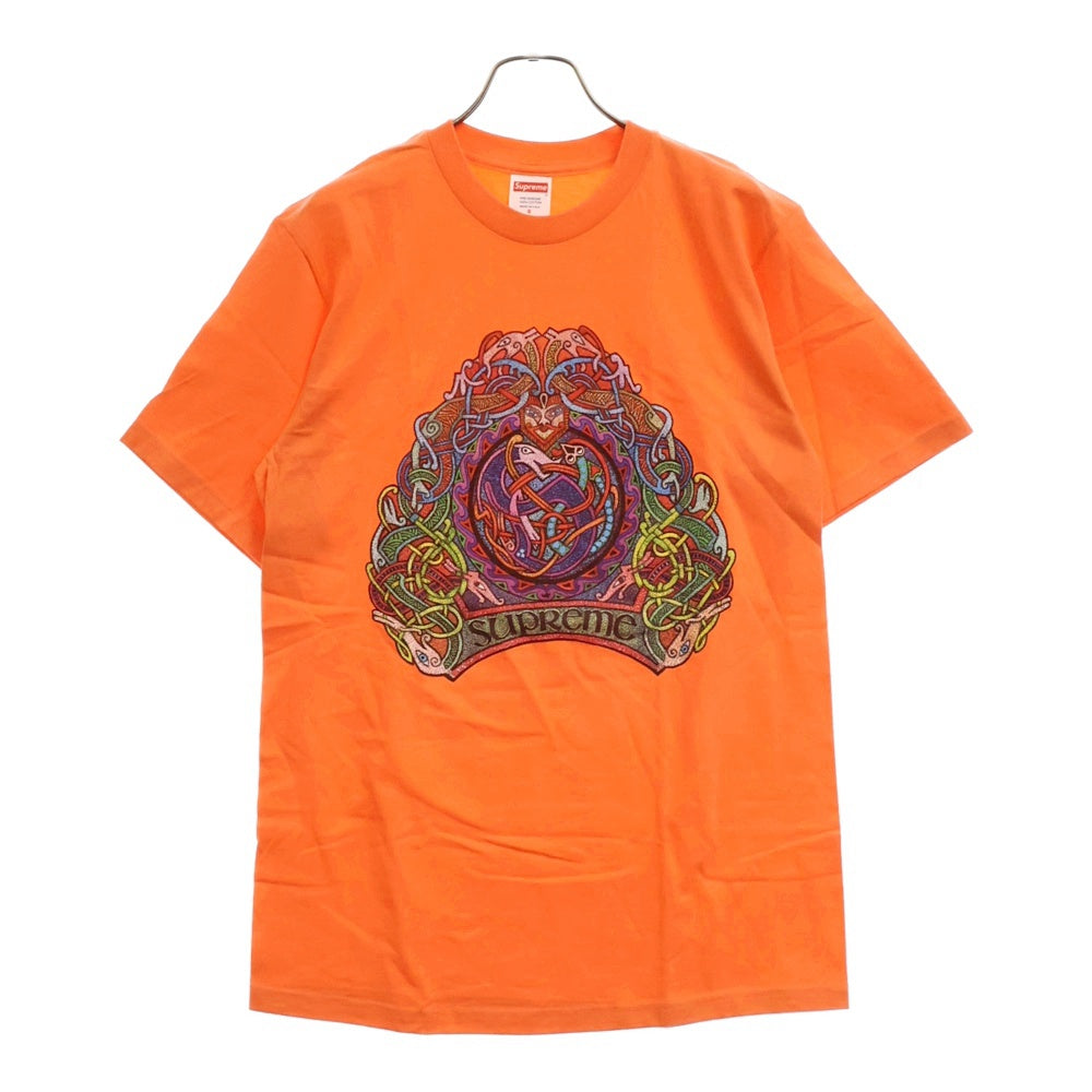 SUPREME(シュプリーム) 19SS Knot Tee ノット クルーネック 半袖Tシャツカットソー オレンジ