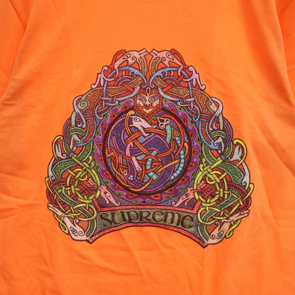 SUPREME(シュプリーム) 19SS Knot Tee ノット クルーネック 半袖Tシャツカットソー オレンジ
