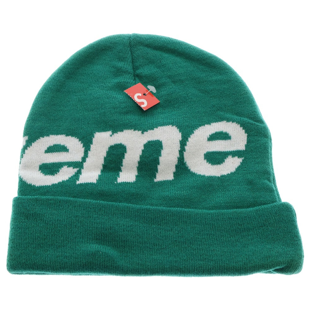 SUPREME(シュプリーム) Big Logo Beanie ビッグロゴ ビーニー ニット 帽子 グリーン