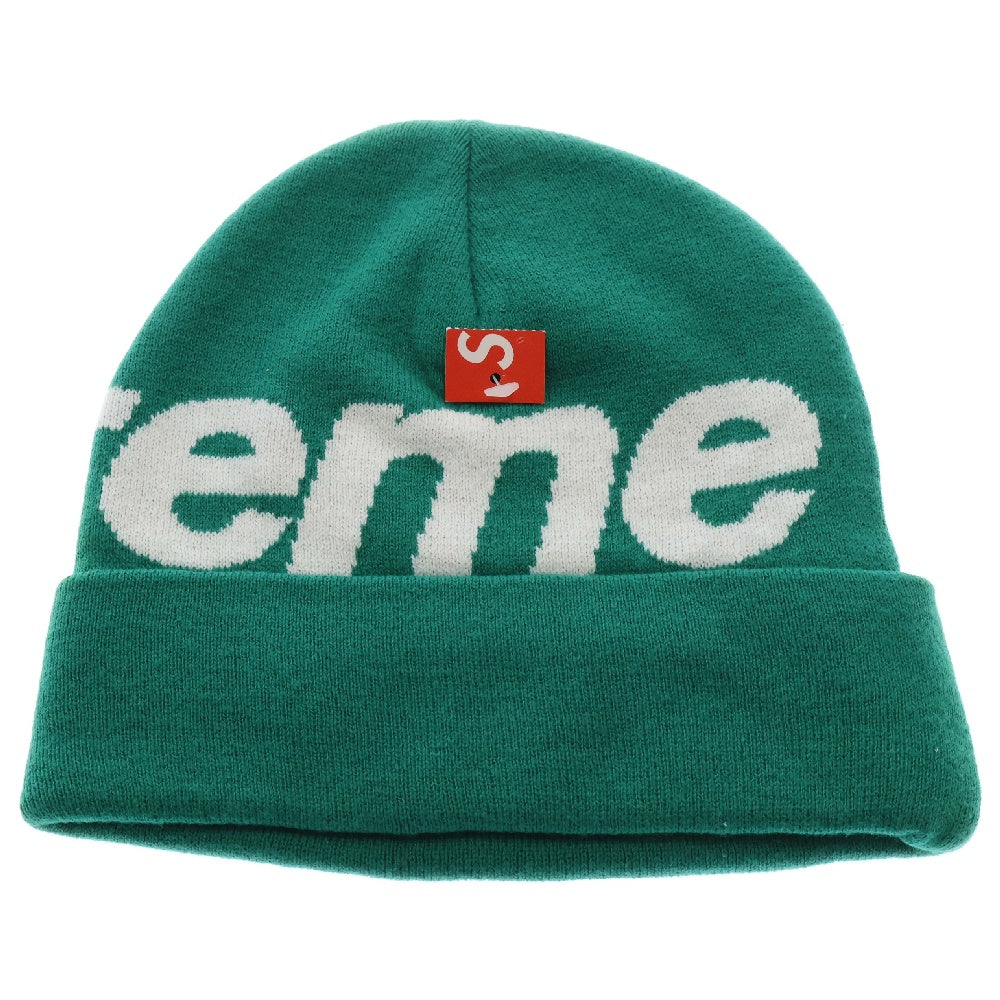 SUPREME(シュプリーム) Big Logo Beanie ビッグロゴ ビーニー ニット 帽子 グリーン