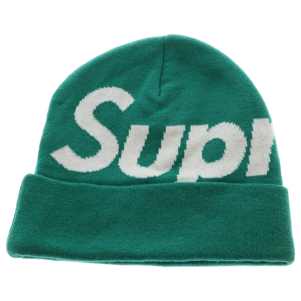 SUPREME(シュプリーム) 19AW Big Logo Beanie ビッグロゴ ビーニー ニット 帽子 グリーン