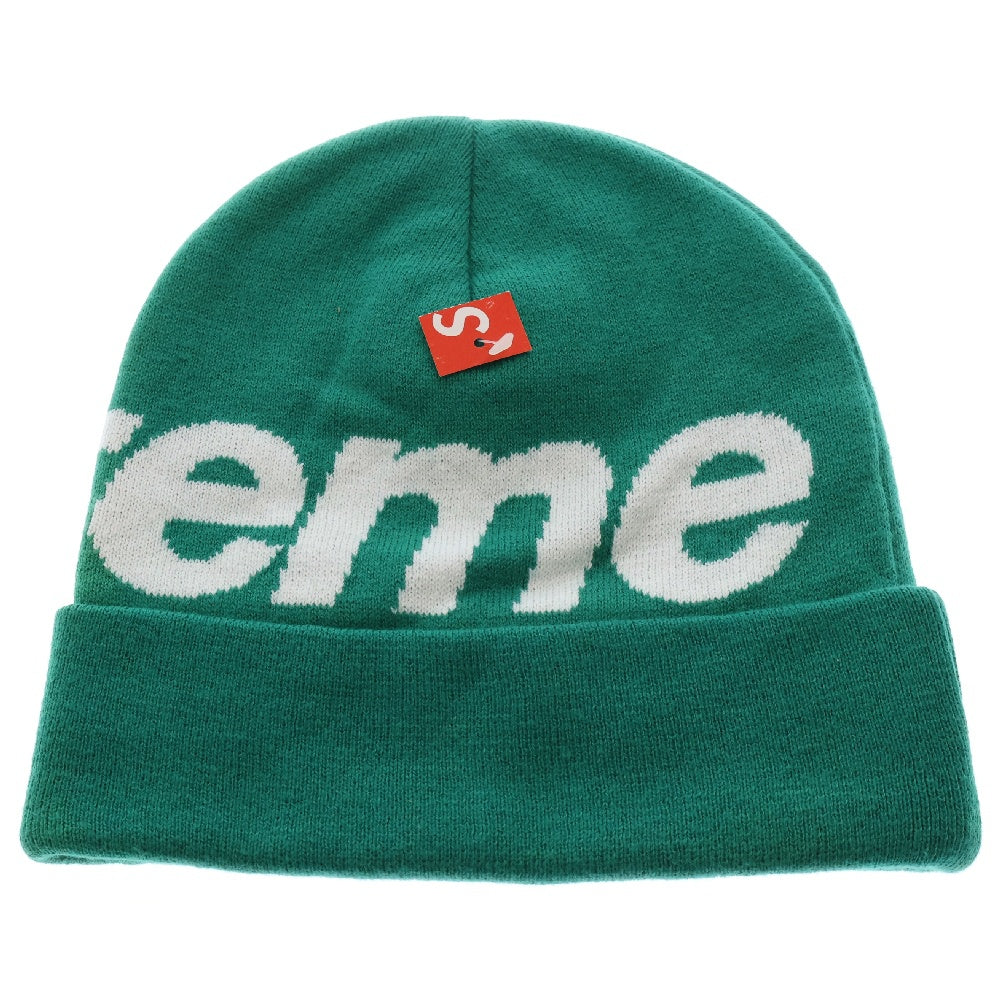 SUPREME(シュプリーム) Big Logo Beanie ビッグロゴ ビーニー ニット 帽子 グリーン