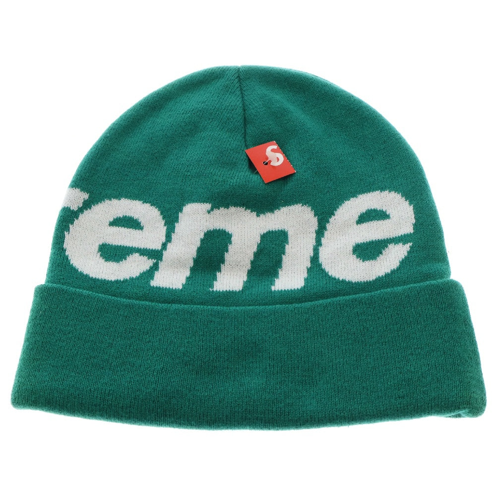 SUPREME(シュプリーム) Big Logo Beanie ビッグロゴ ビーニー ニット 帽子 グリーン
