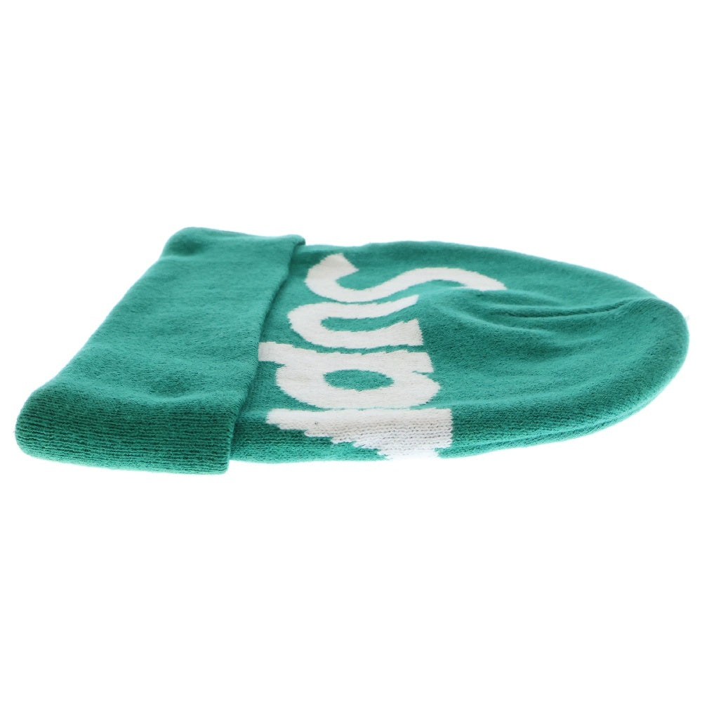 SUPREME(シュプリーム) Big Logo Beanie ビッグロゴ ビーニー ニット 帽子 グリーン