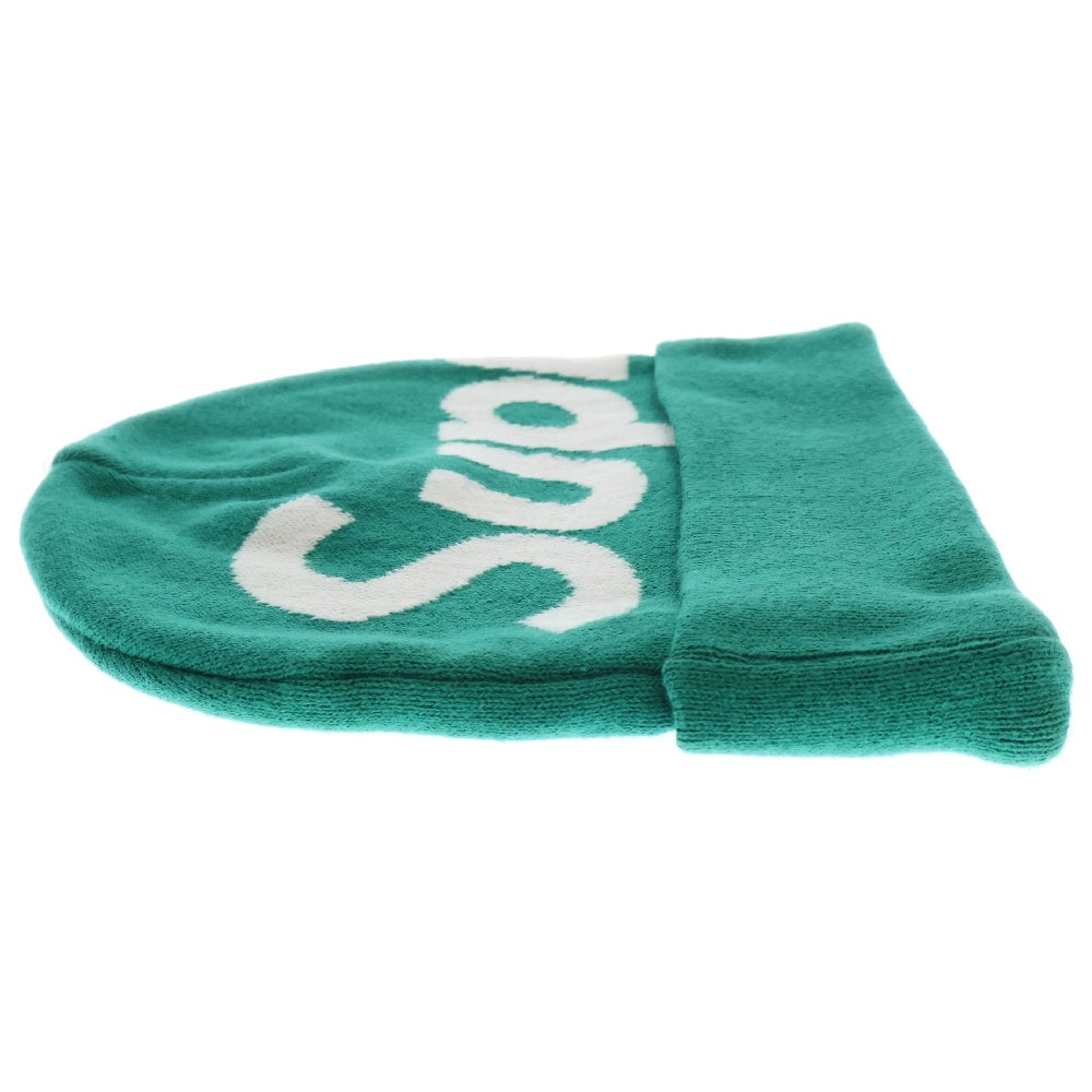 SUPREME(シュプリーム) Big Logo Beanie ビッグロゴ ビーニー ニット 帽子 グリーン