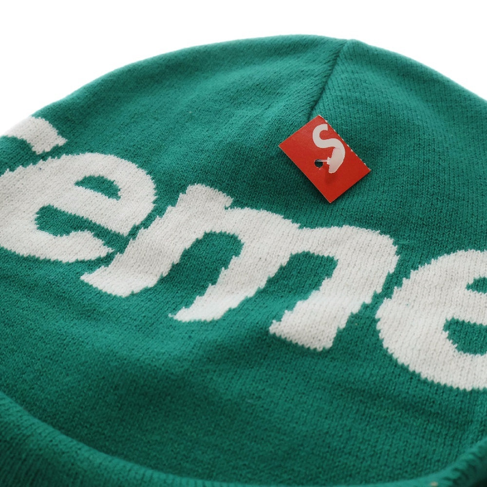 SUPREME(シュプリーム) Big Logo Beanie ビッグロゴ ビーニー ニット 帽子 グリーン
