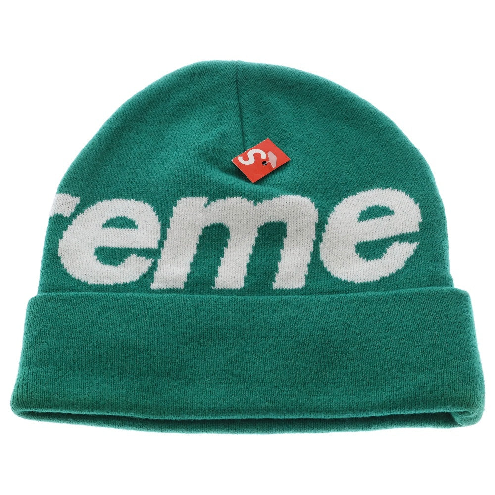 SUPREME(シュプリーム) Big Logo Beanie ビッグロゴ ビーニー ニット 帽子 グリーン