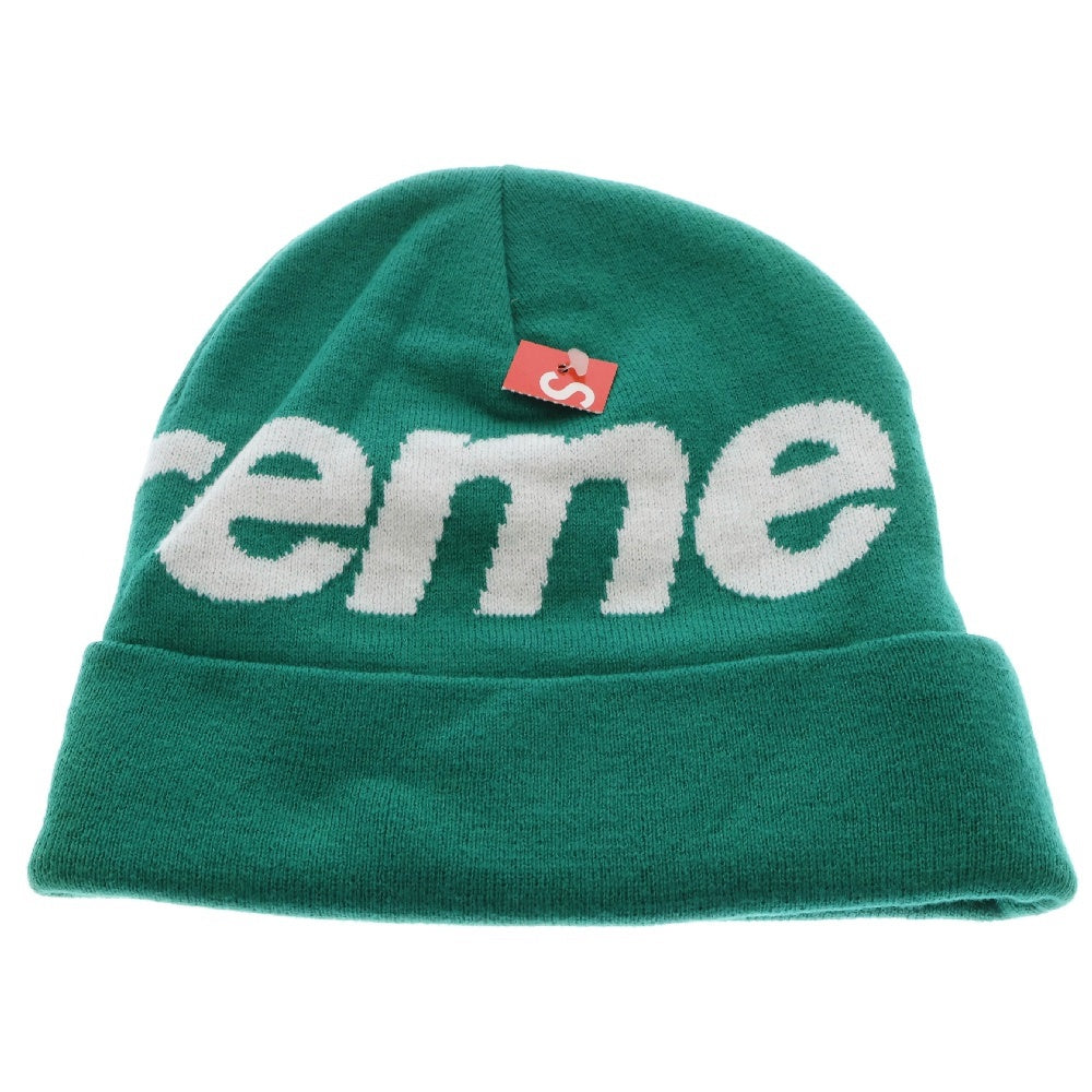 SUPREME(シュプリーム) Big Logo Beanie ビッグロゴ ビーニー ニット 帽子 グリーン