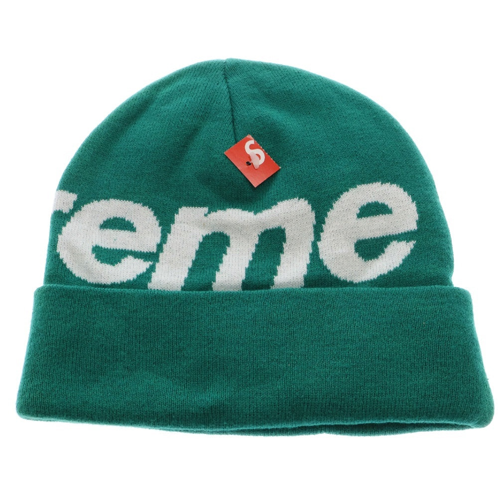 SUPREME(シュプリーム) Big Logo Beanie ビッグロゴ ビーニー ニット 帽子 グリーン