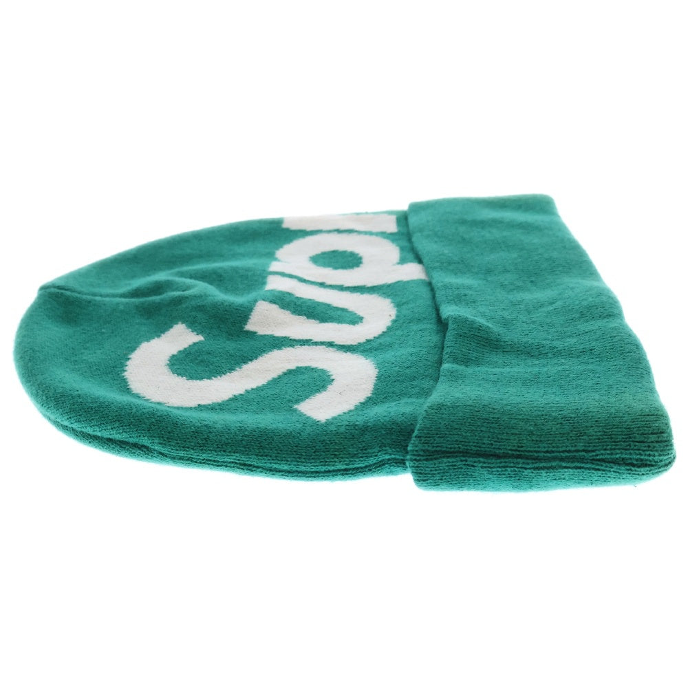 SUPREME(シュプリーム) Big Logo Beanie ビッグロゴ ビーニー ニット 帽子 グリーン